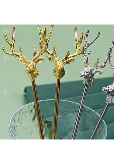 Xindoker Paslanmaz Çelik Uzun Saplı Karıştırma Kaşığı - Hediye Paketli 20 Cm Diğer