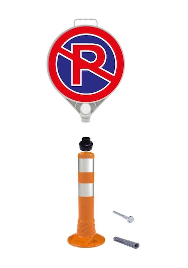 Otopark Düzenleyici (45 Cm Delinatör + Park Yapılmaz Levhası)