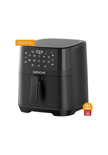 Groove Max XXL 7L 1800W WiFi Smart Airfryer Air Fryer Yağsız Sıcak Hava Fritözü Siyah