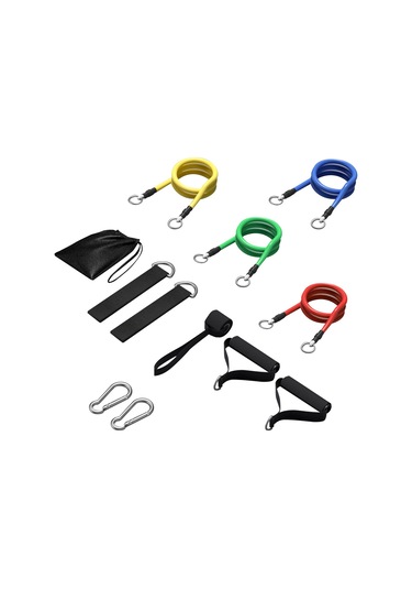 Suntek Direnç Bantları Seti Egzersiz Aletleri Ve Taşıma Renkli