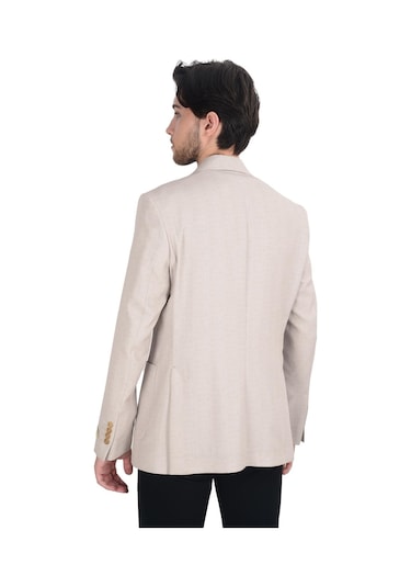 Cengiz İnler Kırçıllı Slim Fit Erkek Ceket 001