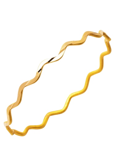 22 Ayar Zikzak Ajda Bilezik 9 Gr.