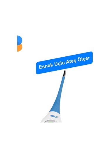Vzn Dijital Koltuk Altı Ateş Ölçer Esnek Uçlu - Dmt-4760