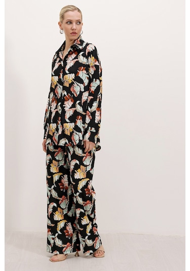 Örme İkili Takım - Siyah 001