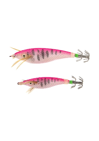 Maiyame 6cm Pembe Arka Abs Nylon Işıklı Çubuklu Kalamar Yem