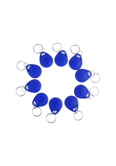 Wozlo Chip TK4100 Rfid Manyetik Anahtarlık Tag Göstergeç Proximity Anahtarlık 10 Adet