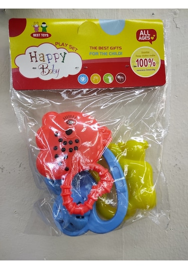 Bebek Çıngırak Oyuncak Çok Renkli