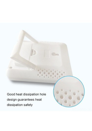 Moveevo Dijital Oda Sıcaklık Nem Ölçer, Büyük Ekran, Geri Aydınlatma, 24 Saatlik Bellek, Konfor Hatırlatıcı, Masaüstü/duvar Kurulu