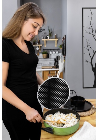 3 Adet Şık Ve Pratik Demlematik: Pilav Demleme Örtüsü , Tencere Kapağı Bonesisiyah Pauntiye