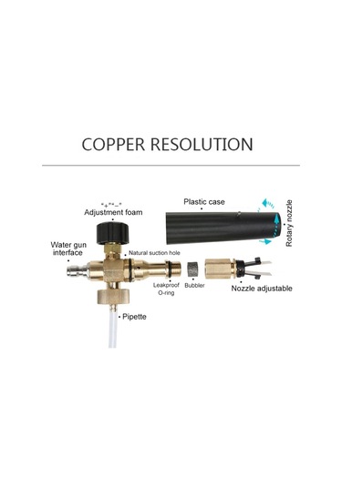 Sones Yüksek Basınçlı Araba Yıkama Köpük Tabancası Sabun Köpürtücü Jeneratörü Su Püskürtme Tabancası, 3/8 Hızlı Bağlantı
