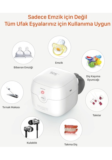 Deerma 59S S6 UVC Pilli Mini Sterilizasyon Kutusu
