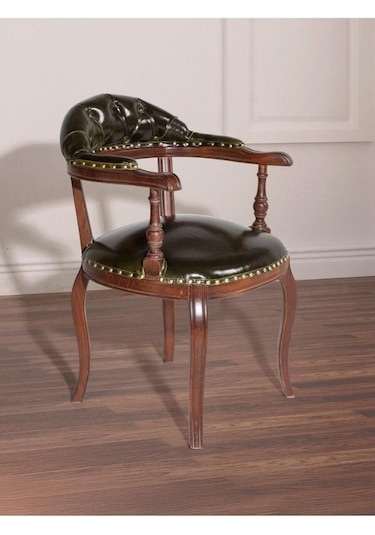 Majesta Classic Ahşap Sandalye Ceviz - Sİyah