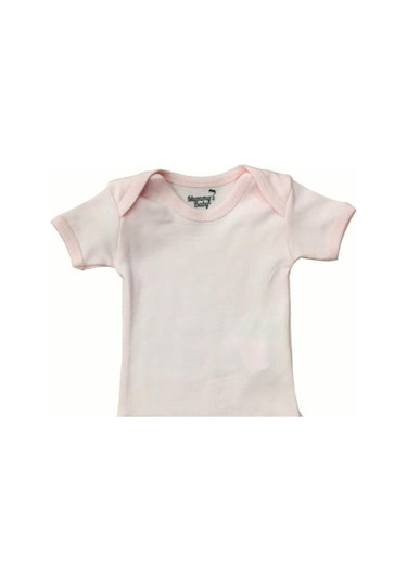Mummy's Baby Kısa Kollu Çıtçıtlı Body Pembe