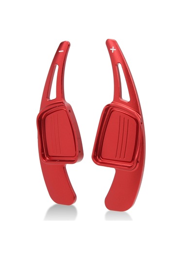 Reedark Audi A3/a4/a5/q5/q3 2017+ Alüminyum Vites Kaydırıcı Paspası - Uzunluklu, Anti-skayma, Spor Sürüş Deneyimi, Kırmızı Kırmızı