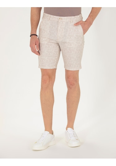 Pierre Cardin Erkek Bej Şort / Bermuda 50264882-vr011 Bej