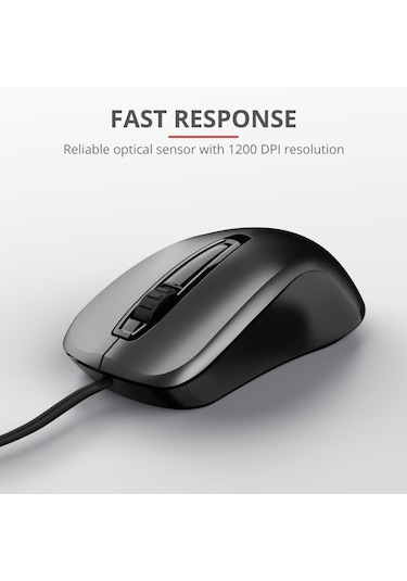 Trust 23733 Carve USB 1200 DPI Mouse