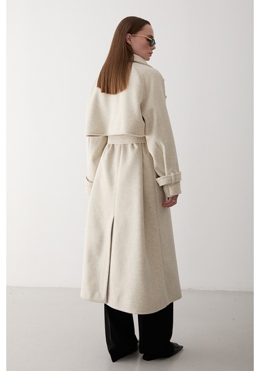 Ekru Vorkuta Kuşaklı Kaban - 407007 Ekru