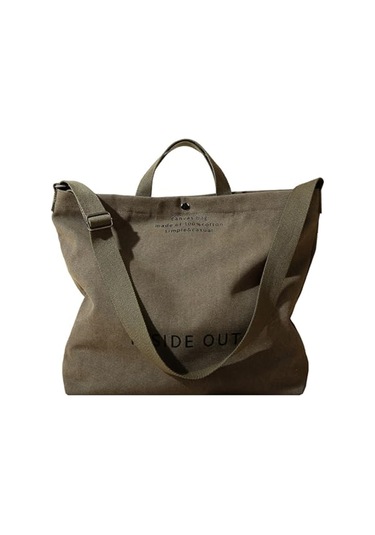 Geeksen Kadınlar İçin Çok Amaçlı Kanvas Çanta - Omuz Ve Çapraz Taşıma Haki