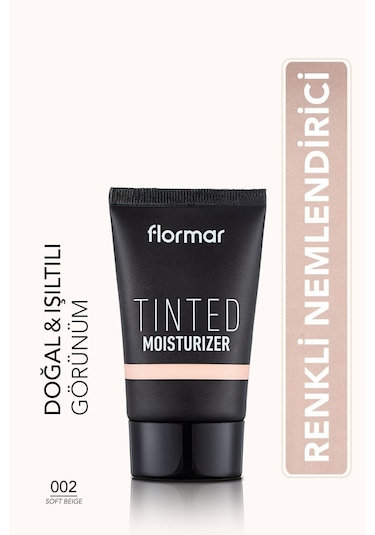 Flormar Fondöten - Tinted Moisturizer - 002 Soft Beige - 8682536041362