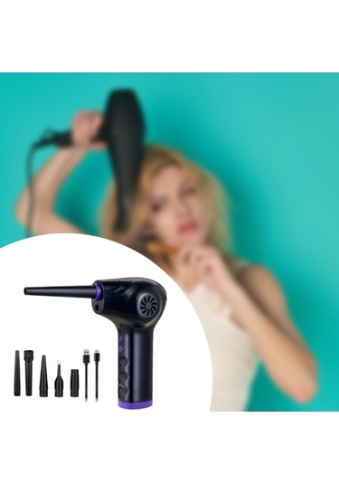 Pazly Yüksek Üfleyici Toz Taşınabilir Suntek Mor Klavyesi Hava El Uh Mor