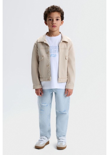 Nk Kids Erkek Çocuk Brave Ceket Nk-41507 Krem