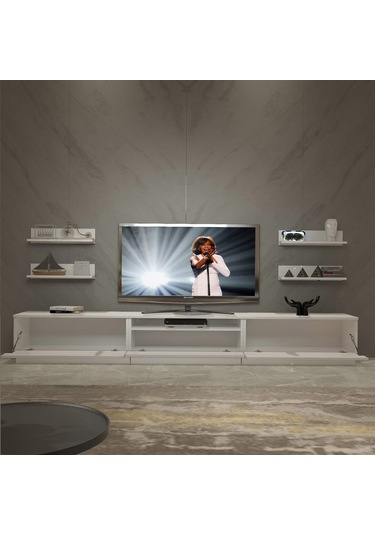 Decoraktiv Trendstyle 270rs Mdf Tv Ünitesi Tv Sehpası Beyaz