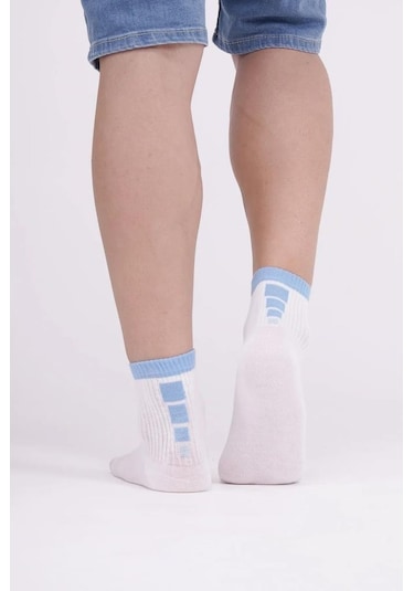 The Socks Company 978p 3 Çift Pamuk Kadın Tenis Çorap Çok Renkli