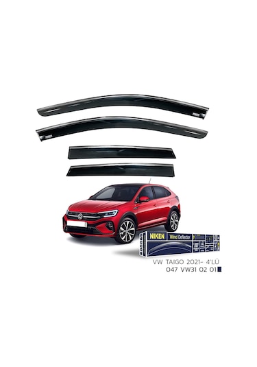 Vw Taigo Kromlu Cam Rüzgarlığı Niken 2021+ Sonrası Uyumlu
