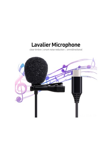 Xindoker "type-c Yaka Mikrofonu - 360 Ses Toplama, Gürültü Azaltma, Video Ve Ses Kaydı İçin"