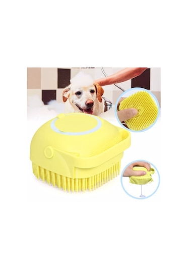 Şampuan Hazneli Kedi Köpek Yıkama Kesesi