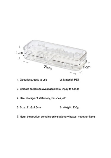 Willowhaven Rj 26 Grand Kapasiteli Kalem Çantası, Şeffaf Çift Katmanlı Kırtasiye Kutusu, El Kaldırma, Haki Renk Haki