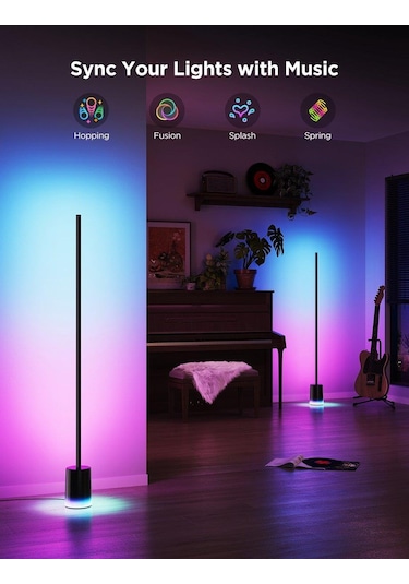 Govee Rgbıcww Lyra 2 Köşe Lambası-siyah