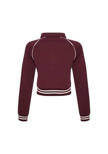 Hummel Jamal Fermuarlı Sweatshırt 922407-3858 Bordo