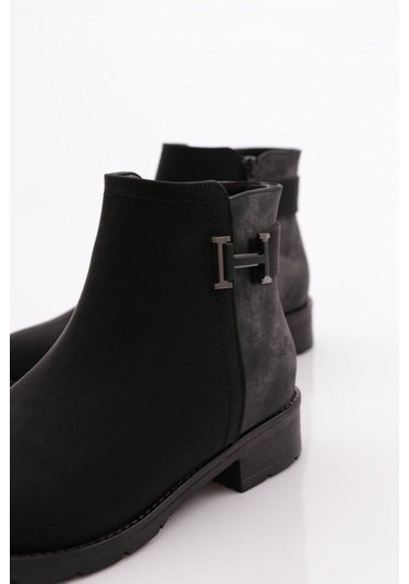 Dgn 2164 Kadin Bot 2164-142-R1534 Siyah