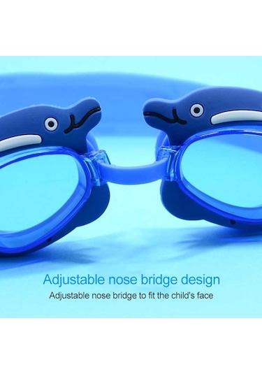 3'ü 1 Arada Çocuk Yüzme Yüzme Şapkası + Yüzme Gözlükleri + Burun Klipsi Kulak Tıkaçları Seti Pembe Ananas Çok Renkli