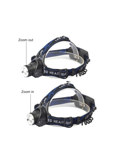 Ps-xq-19 T6 Orjinal 800 Lümen Profesyonel T6 Şarjlı Zoomlu Kafa Lambası Çok Renkli