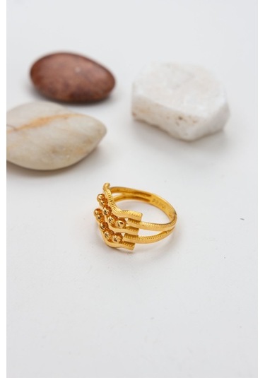 Latif Kuyumculuk 22 Ayar Altın Zigzag Dorika Kadın Yüzük Lkyzk1548 Altın