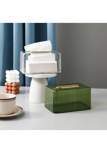 Şeffaflık L-beraberlik Kağit Kutu Masa Kağıt Havlu Kutusu Ev Oturma Odası Yaratıcı Çok Fonksiyonlu Sehpa Yemek Odası Masaüstü Yatak Odası