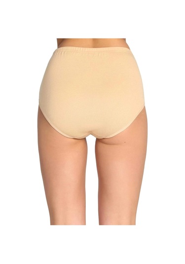 Biçomi 2 Adet Tutku Kadın Yüksek Bel Bato Kalın Lastik Külot S2 Çok Renkli