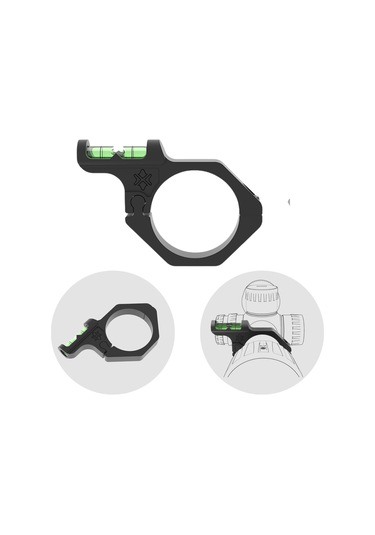 X-accu 30mm Dürbün Terazisi Yan Offset Bubble Genıı Scacd-26 Siyah