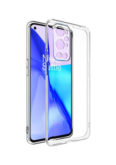 One Plus 9 Pro ile Uyumlu Kapak Kamera Korumalı Şeffaf Şeffaf Silikon Kapak