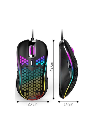 Valkyrie RGB 7200 Dpi Kablolu Oyuncu Mouse