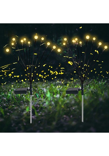 Singree Rüzgarda Sallanan 6 Başlı Güneş Enerjili Bahçe Aydınlatma Lambası - Ip65 Su Geçirmez