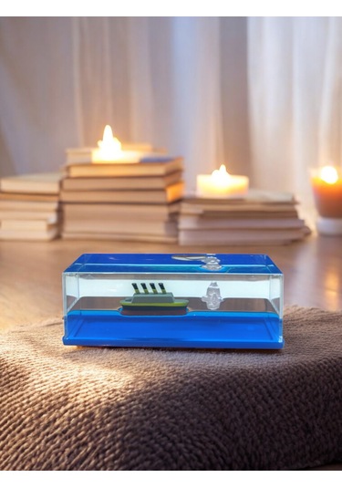 Titanik Figürlü Batmayan Akvaryum Şişe Şeklinde Batmayan Gemi