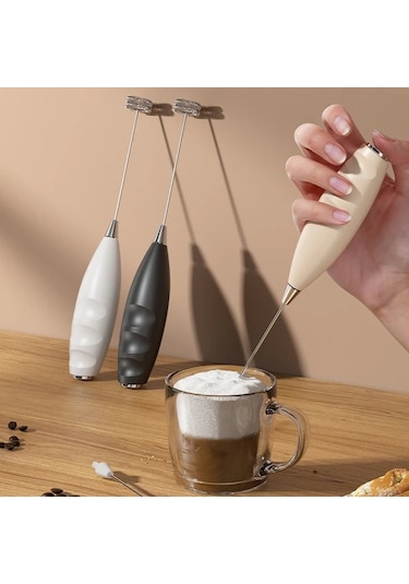Elmpaly Beyaz 1 Adet Taşınabilir Elle Tutulan Süt Köpürtücü Ve Mini Çırpıcı Diğer
