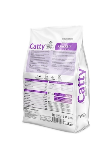 Catty Colourmix Tavuklu Renkli Taneli Yetişkin Kedi Maması 1500 G