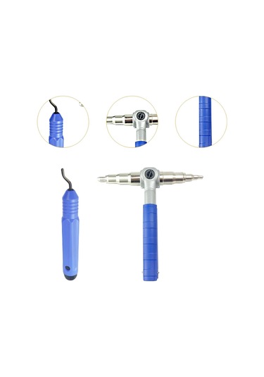 Suntek Bakır Boru Genişletme Onarım Aracı Çok İşlevli Soğutma Çapak Alma Aleti 14.7cm