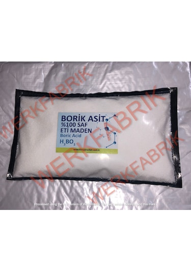 Borık Asıt %100 Saf E284 3 Kg