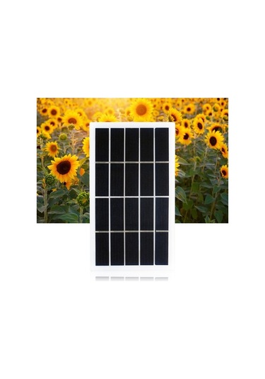 Besthome1 2w 5v Taşınabilir Güneş Paneli - Bahçe Aydınlatma, Fan/pompa Şarjı İçin Su Geçirmez Solar Panel