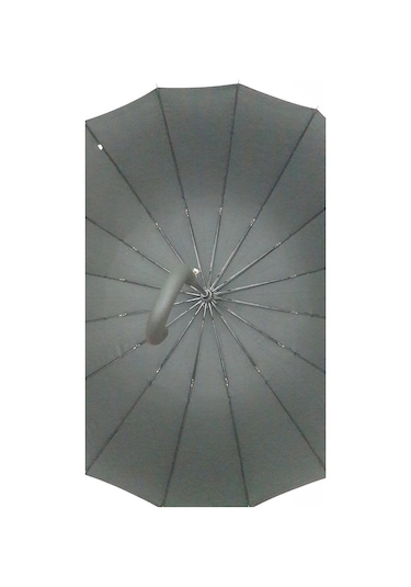 Erkek Protokol Baston Şemsiye 110 CM Çap Boy 90 CM Siyah